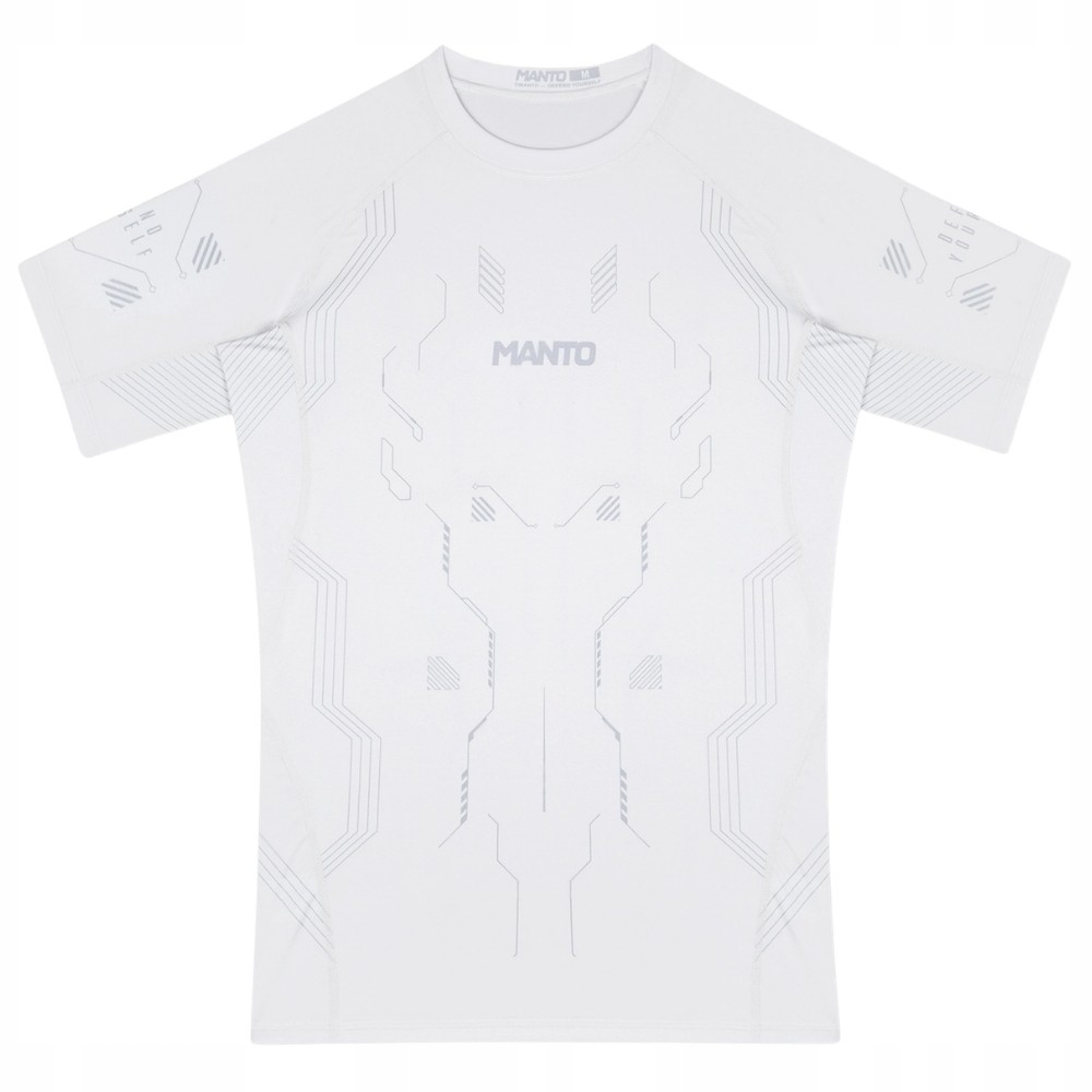 Manto Rashguard krátký rukáv Shield Bílý XL