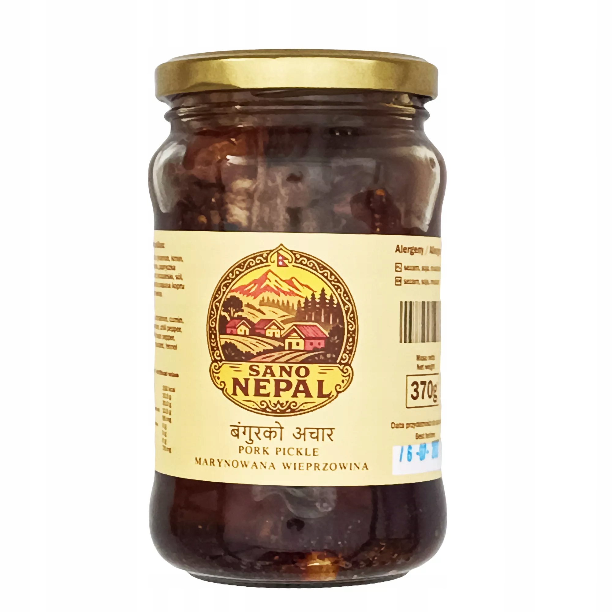 Marinované vepřové maso Pork Pickle Sano Nepal 370 g