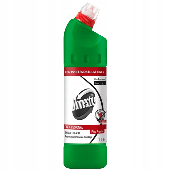 Levně 4x Domestos Pine Fresh Gel na Wc 1L Baktericidní dezinfekce Diversey