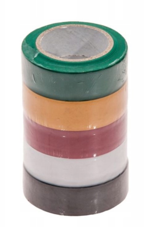 Taśma izolacyjna komplet 5 szt x 5mb