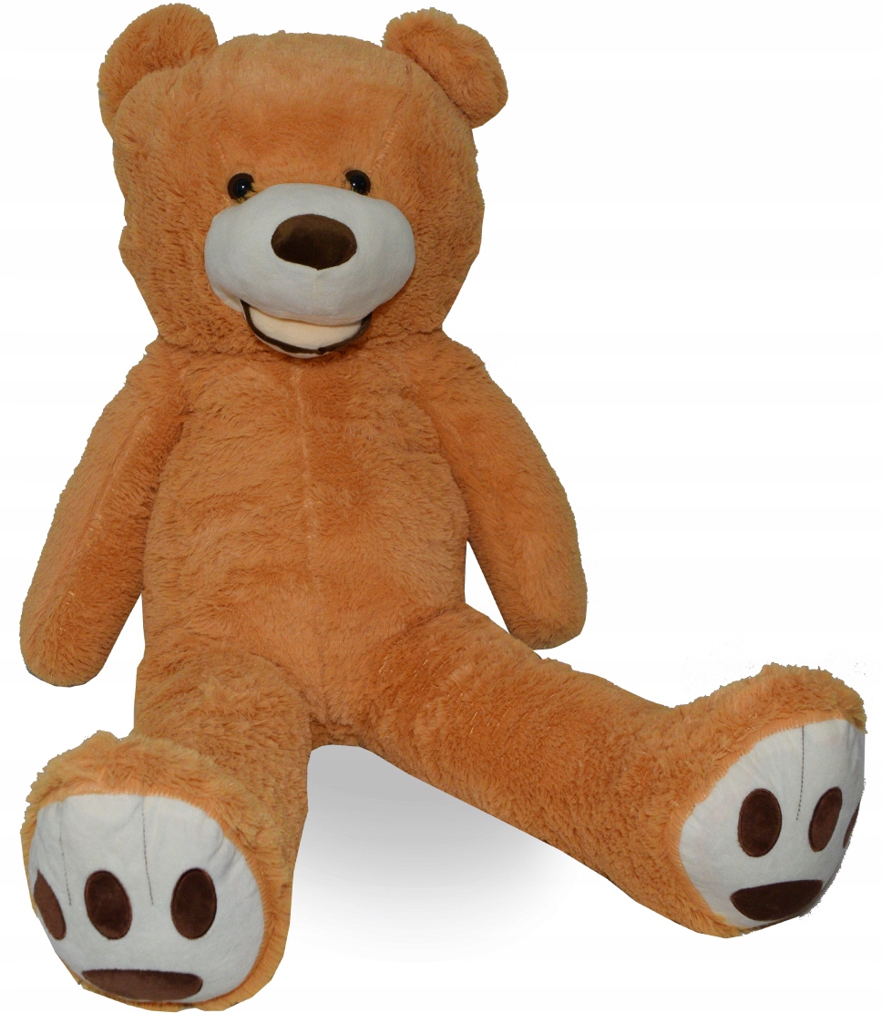 БОЛЬШОЙ ПЛЮШЕВЫЙ МИШКА, МЯГКАЯ ИГРУШКА ГИГАНТ 130СМ SUPER МИШКА