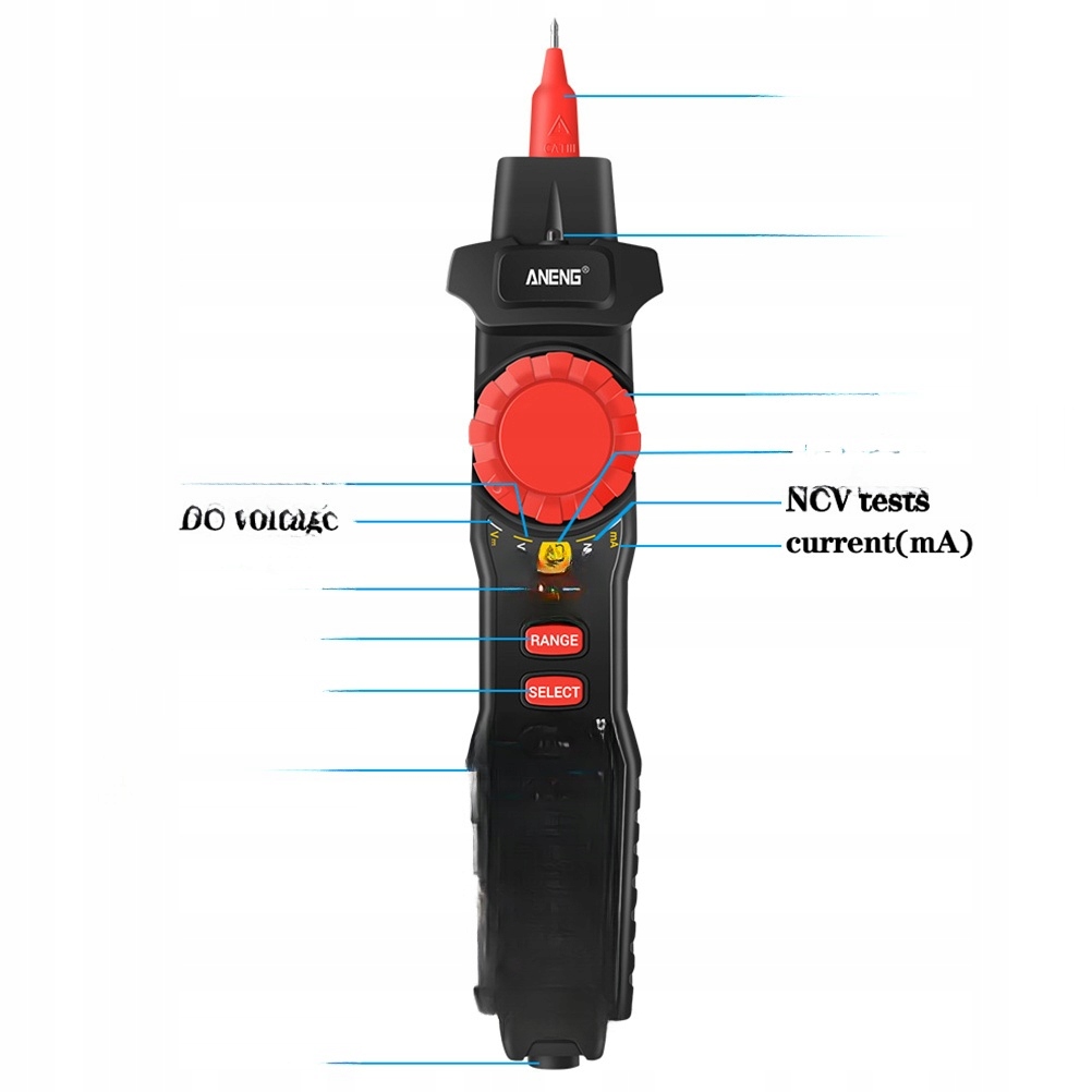 INTELIGENTNY CYFROWY MULTIMETR TESTER LINII POD NAPIĘCIEM Kod producenta 9890269
