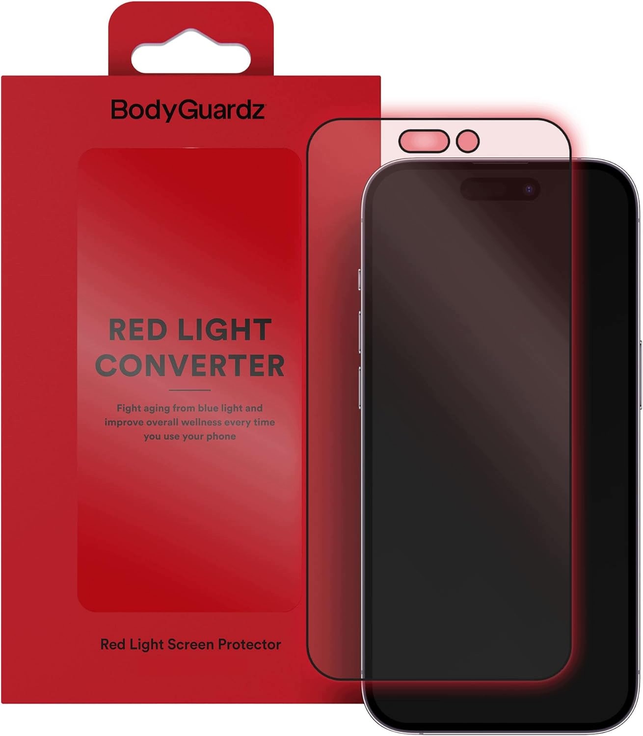 BodyGuardz sklo měnící modré světlo pro iPhone 17Pro 16Pro