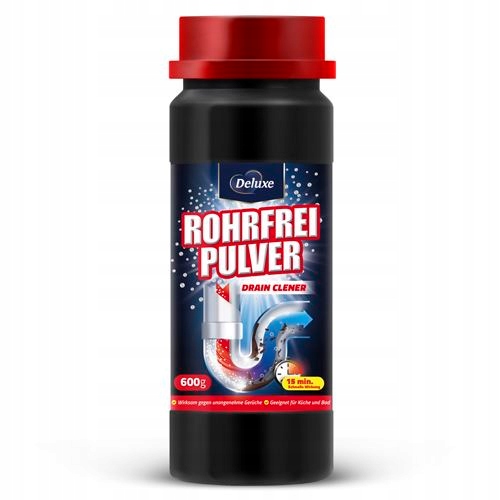 

Płyn do udrożniania rur Deluxe 0,6kg De