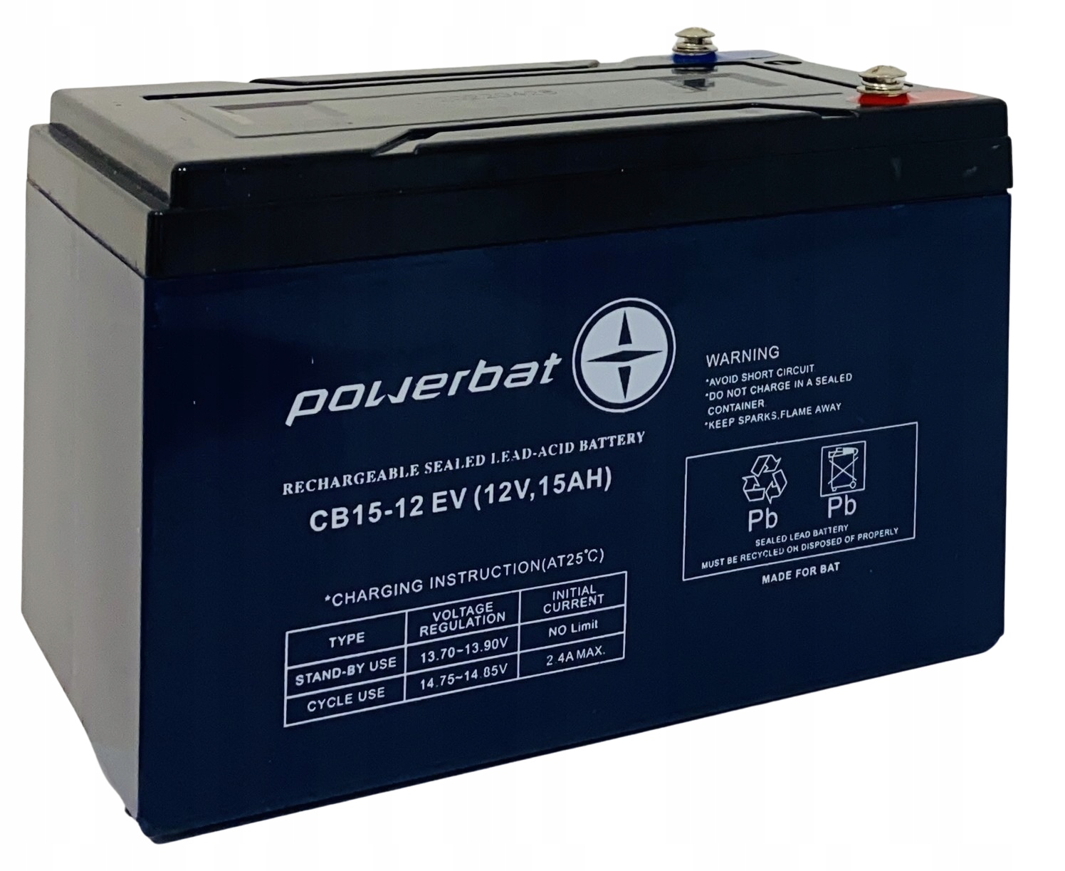 

Akumulator Gel 12V 15Ah 6-DZM-15 Rower Hulajnoga