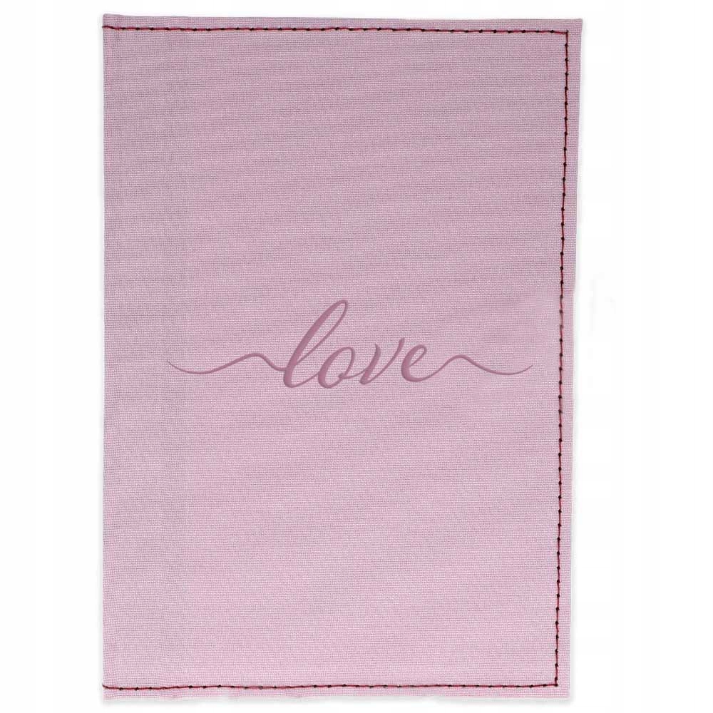 Album na zdjęcia Instax różowy + własny napis, personalizacja, Love
