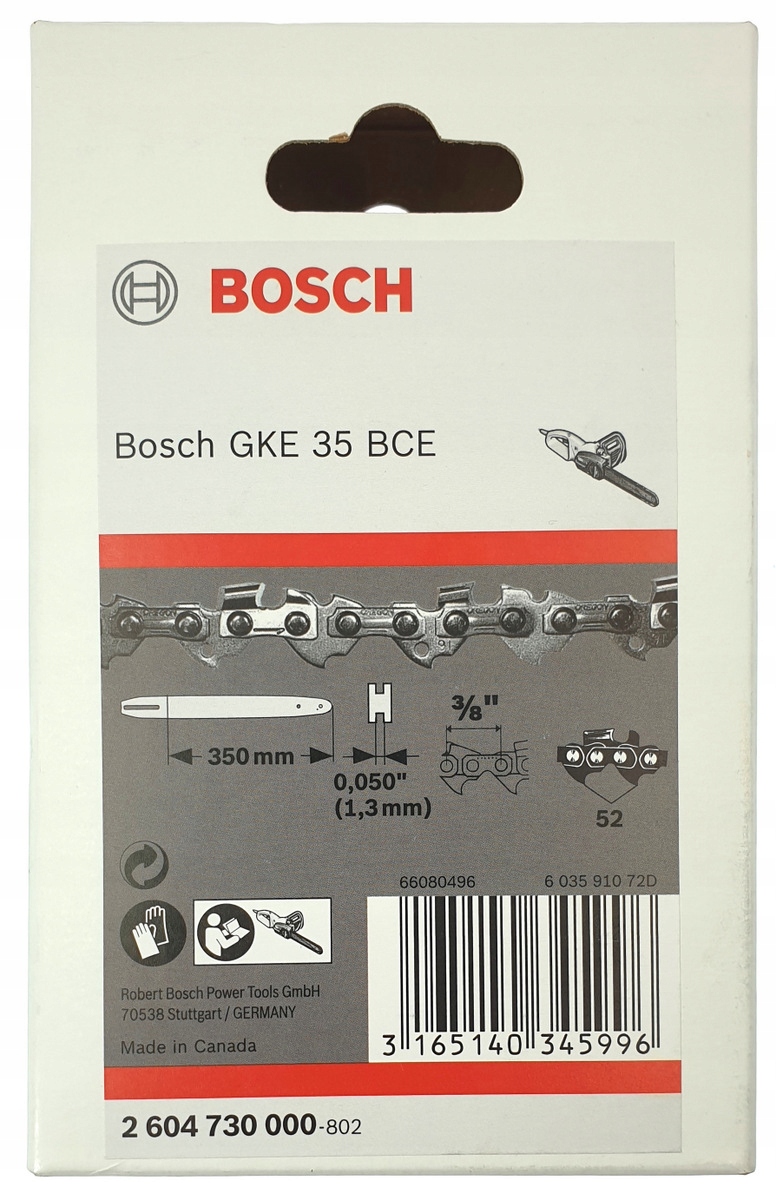 BOSCH łańcuch piły pilarki AKE35-19 GKE35 OREGON Kod producenta 2607730000