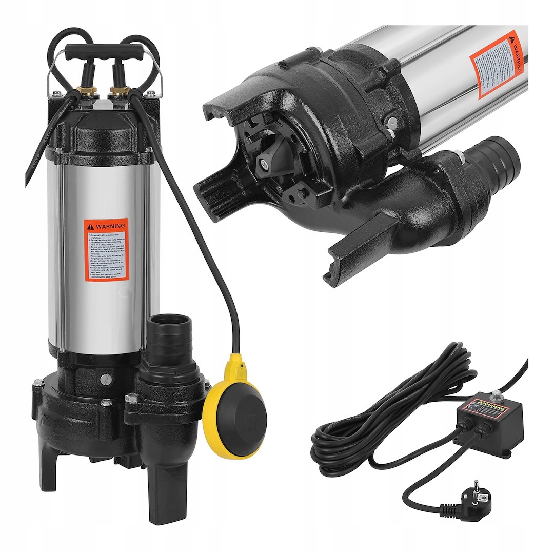Pumpa na špinavú vodu 1.1 kW s mlynčekom Liatinová 10-17 m3/h IPX8 Geko
