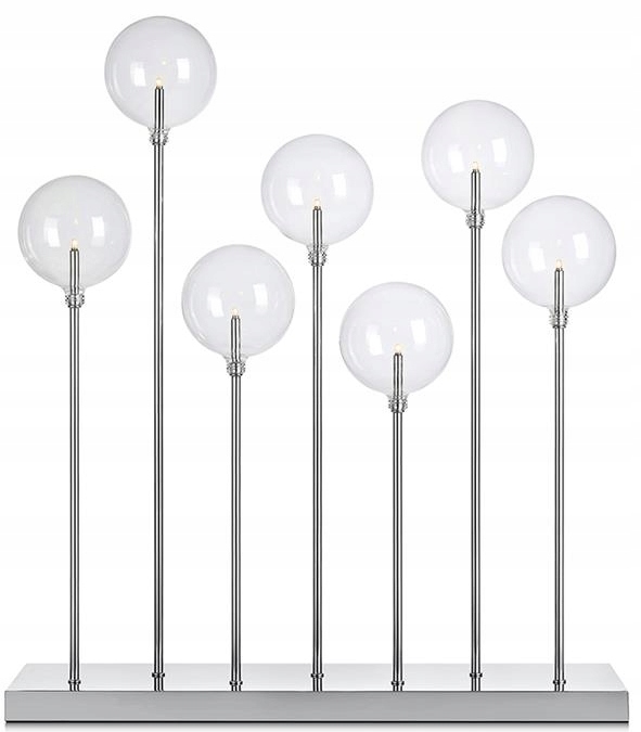 LAMPA STOŁOWA ŚWIECZNIK ADWENTOWY CHROM MARKSLOJ