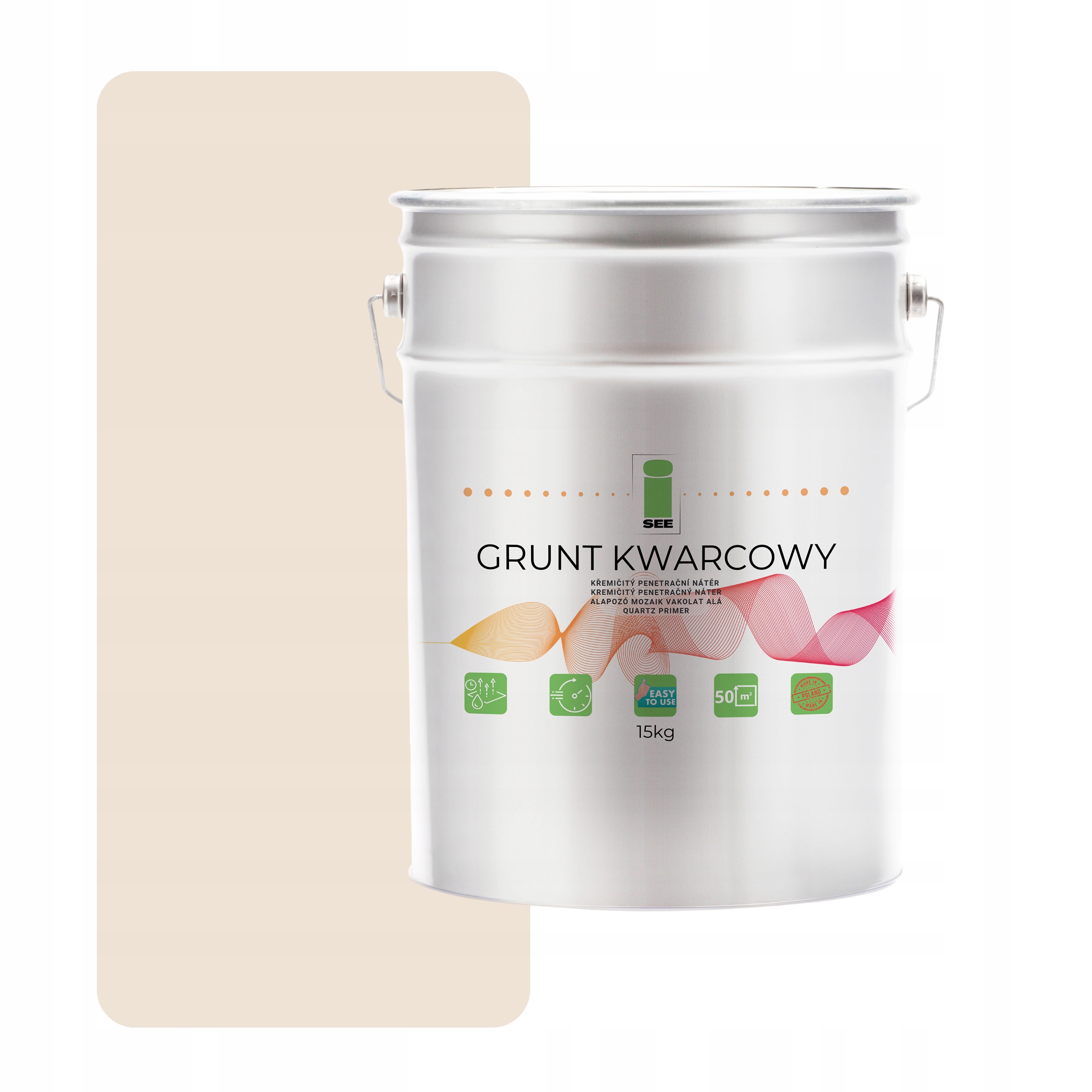 Křemenný Podklad Pod Silikonovou Omítku 15kg Béžový Světlý F442