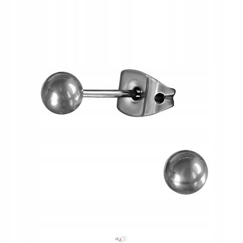

Kolczyk z tytanu Sztuka kulka tytanowa 4mm