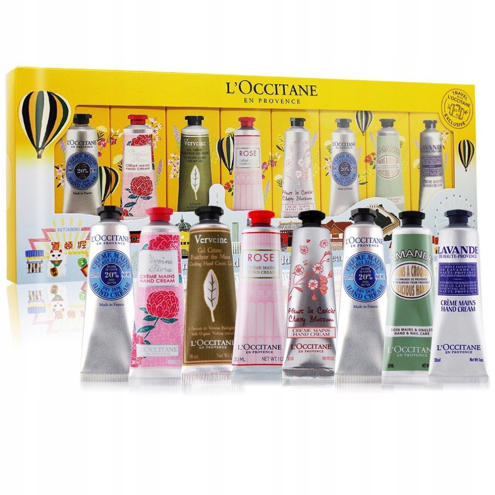 L`occitane Ladies Zestaw Kremów Do Rąk 8 El Around The World