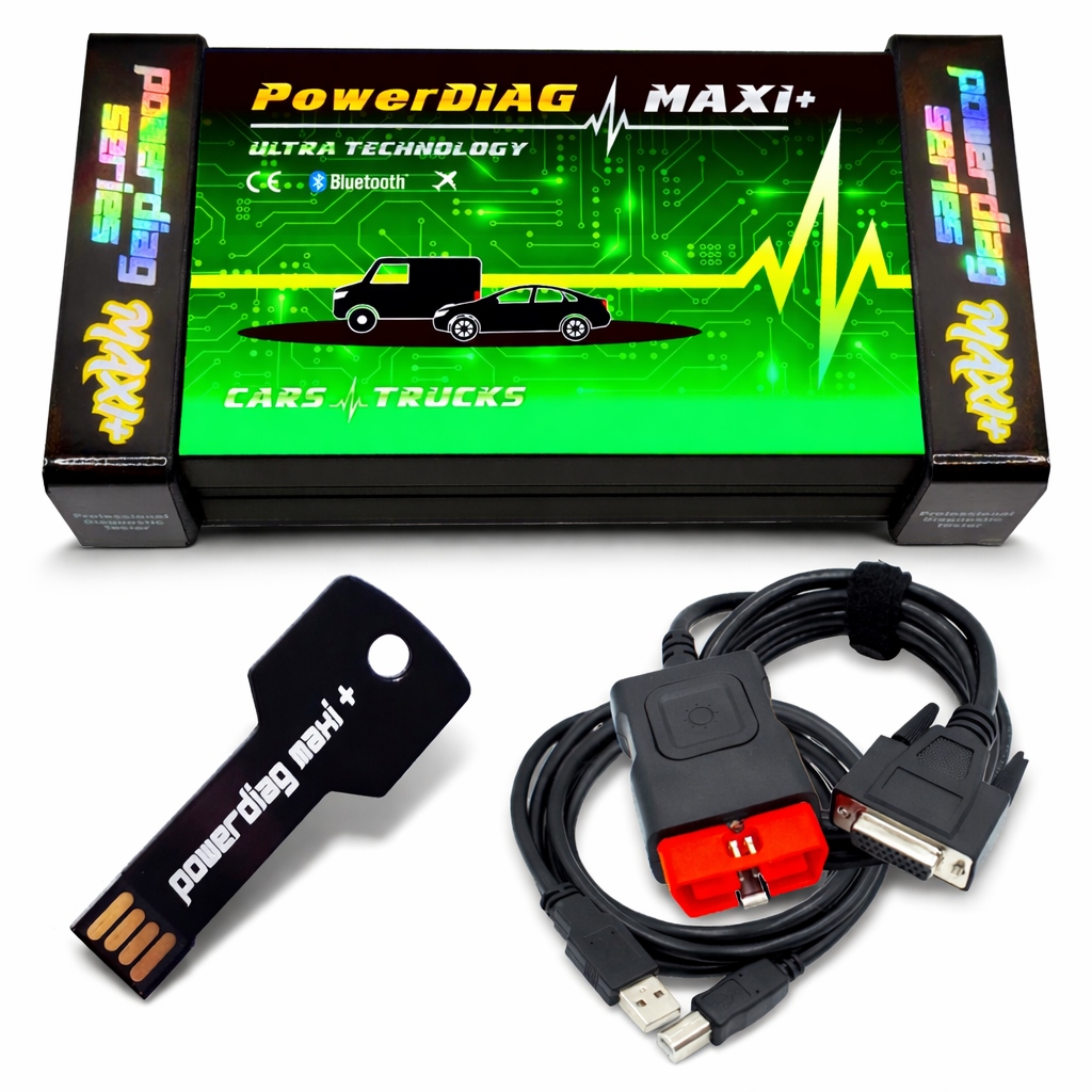 Tester diagnostyczny PowerDIAG MAXI+ ULTRA komputer osobowe 2026 polski