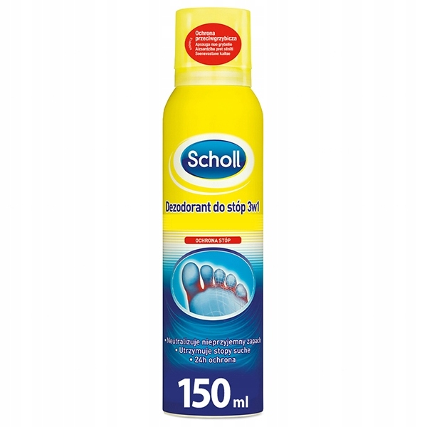 

Scholl Dezodorant do stóp 3w1 150ml