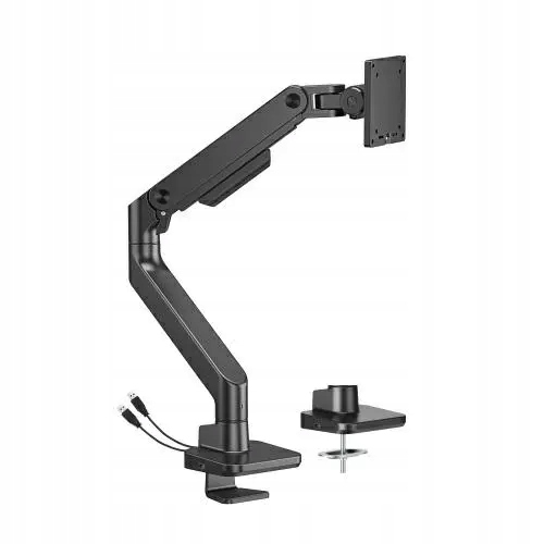 Uchwyt do monitora Hakner biurkowy podwójny Axis 17-49 cali 1x20kg czarny