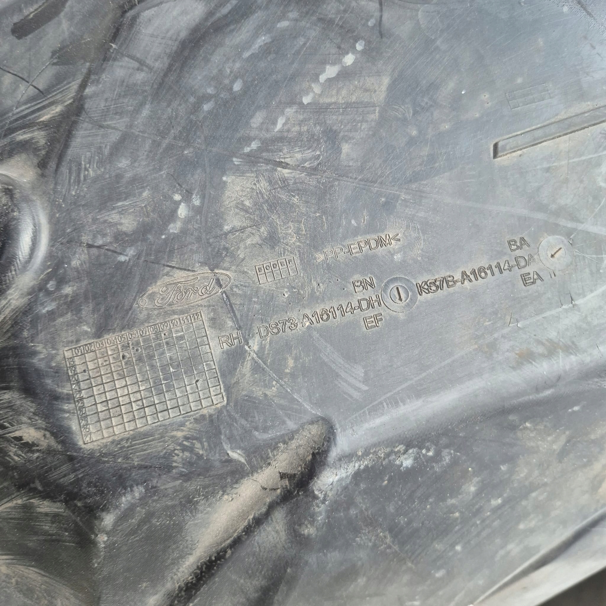 FORD MONDEO V 5 MK5 14-22 mudguard front front right