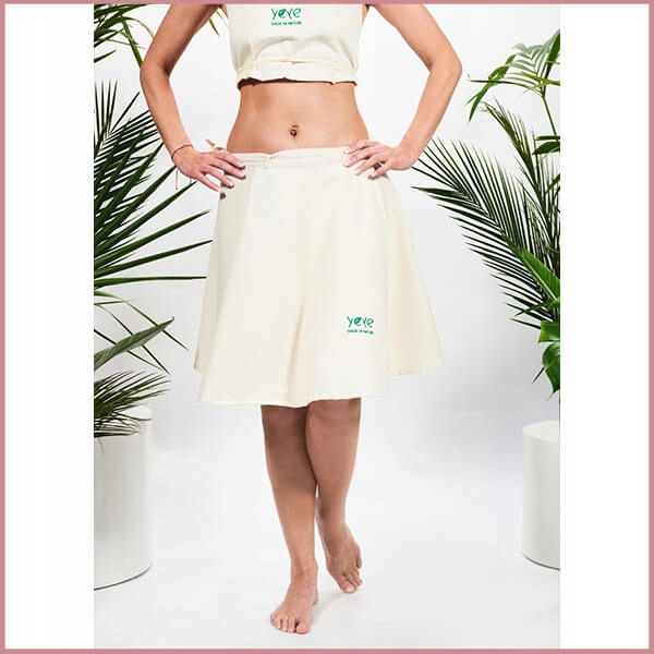 Sukně do sauny pro saunamistryni ecru L Yeye