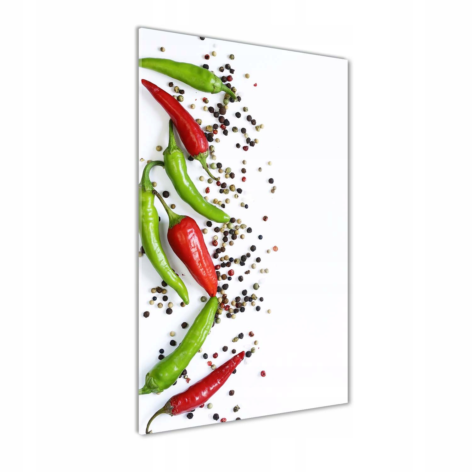 

Foto obraz szklany pionowy Papryczki chilli 50x100