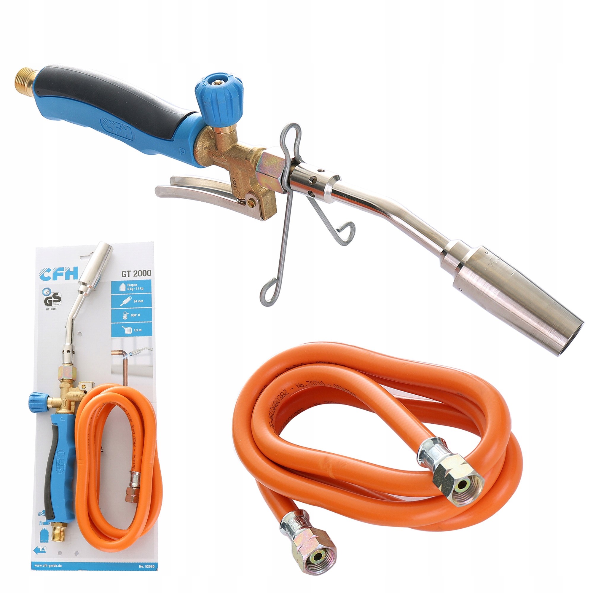 Turbopalník pro tvrdé pájení Německý Cfh 2000 st.C Hadice 1,5 m