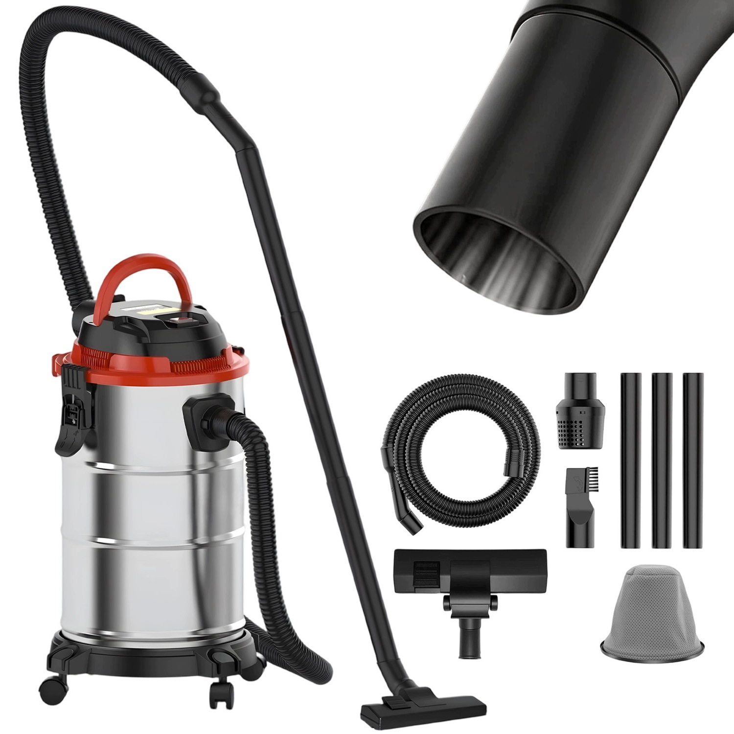 Vysavač Na Popel Ze Suti Výkonný 20 L 1100 W Za Mokra I Za Sucha