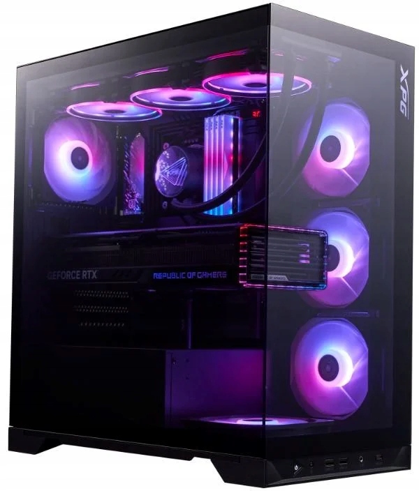 Obudowa XPG Invader X BTF RGB Midi Tower czarny