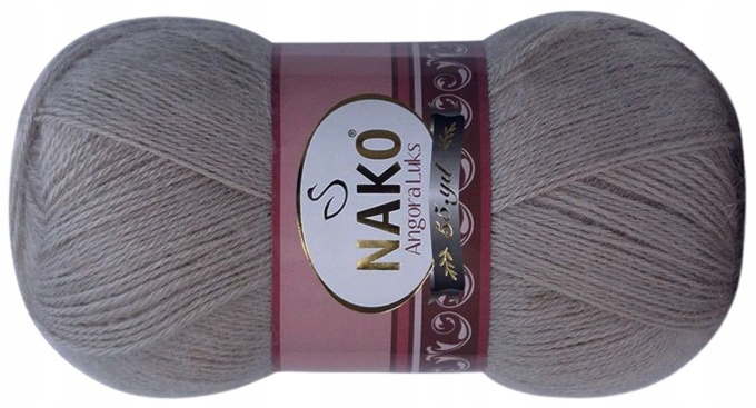 Nako Angora Luks 3468 stalowy