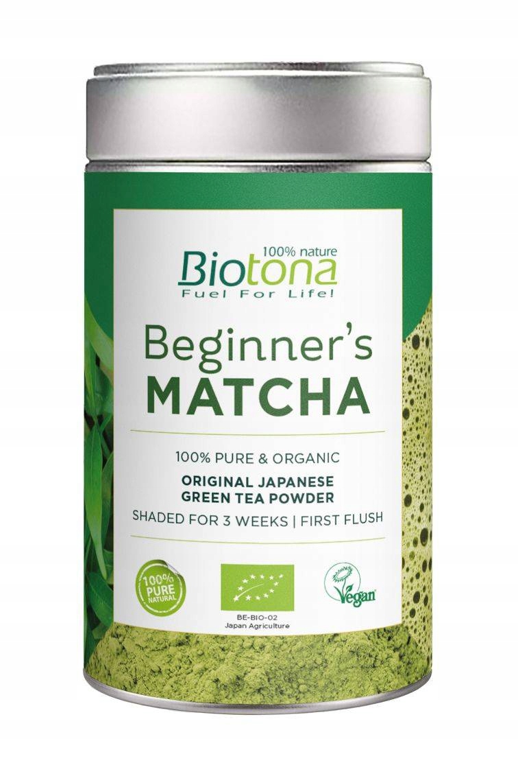 Levně Čaj Zelený Japonský Matcha Beginners Bio 80 g Biotona