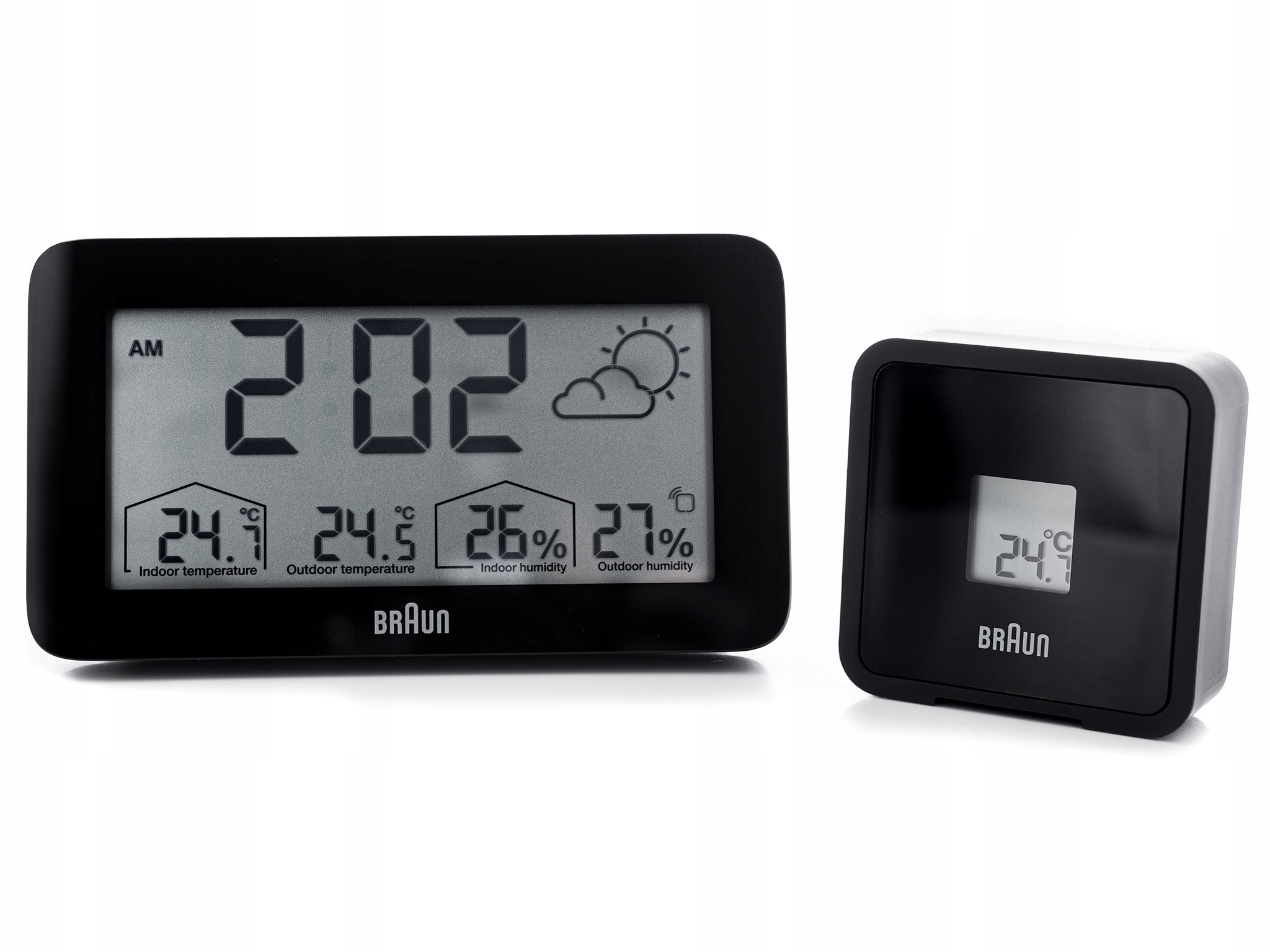 Budzik Braun BC13BP-DCF Alarm Drzemka Termometr