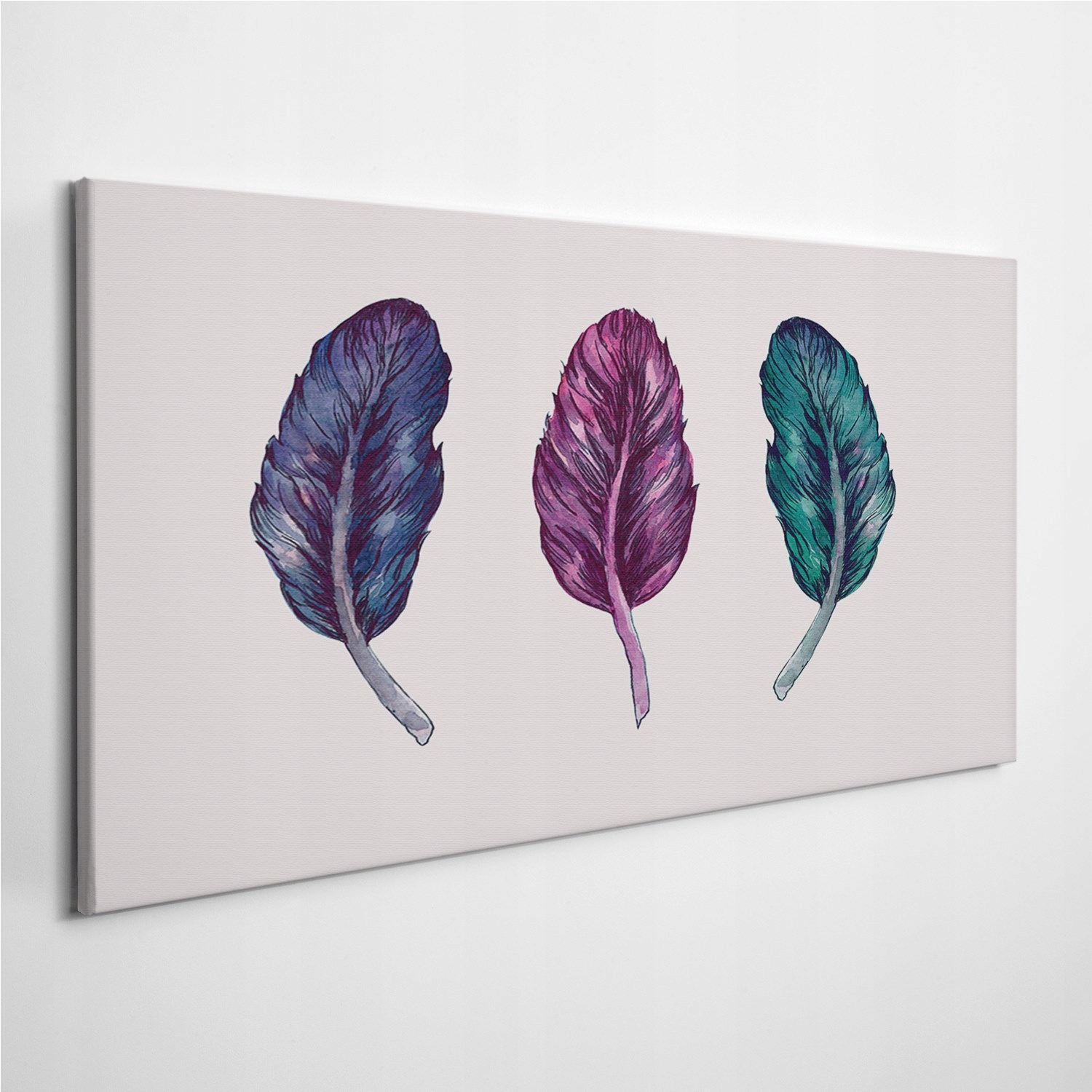 

Foto-obraz z zdjęciem Akwarele Ptak Pióra 100x50