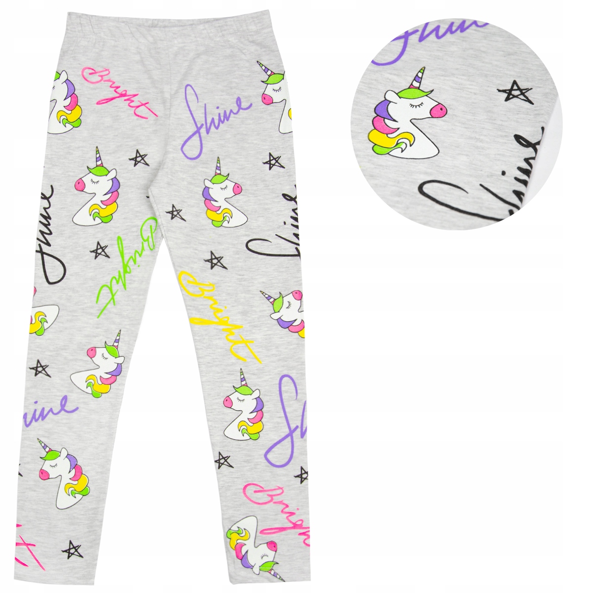 

Legginsy Bawełniane getry leggi jednorożce 128