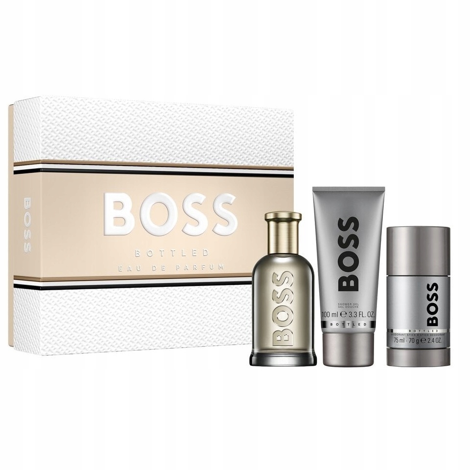 Hugo Boss Bottled sada 100 ml parfémovaná voda 100 ml gel deodorant 75 ml