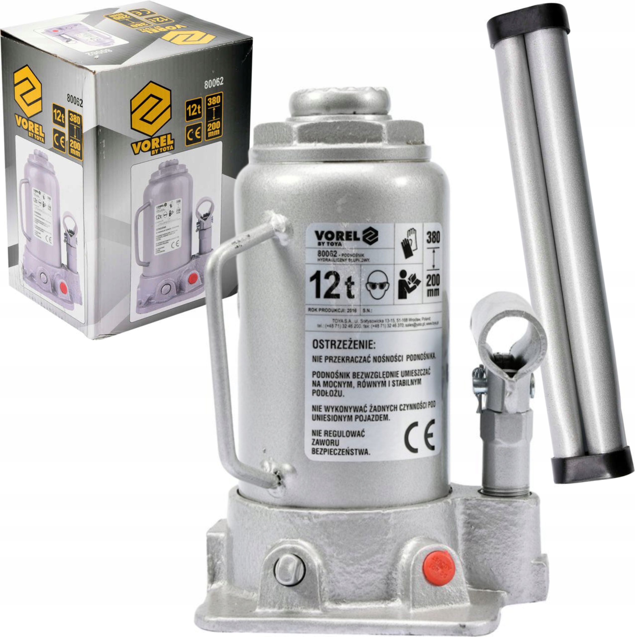 ГІДРАВЛІЧНИЙ ДОМКРАТ VOREL 12T