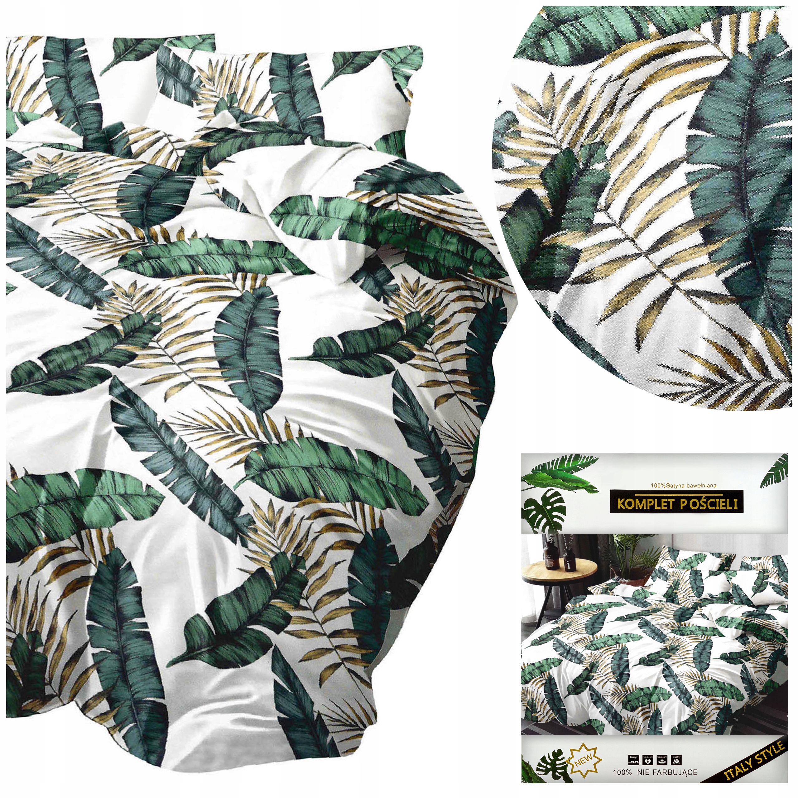 

Pościel 160x200 2x Poszewka 70x80 Prześcieradło