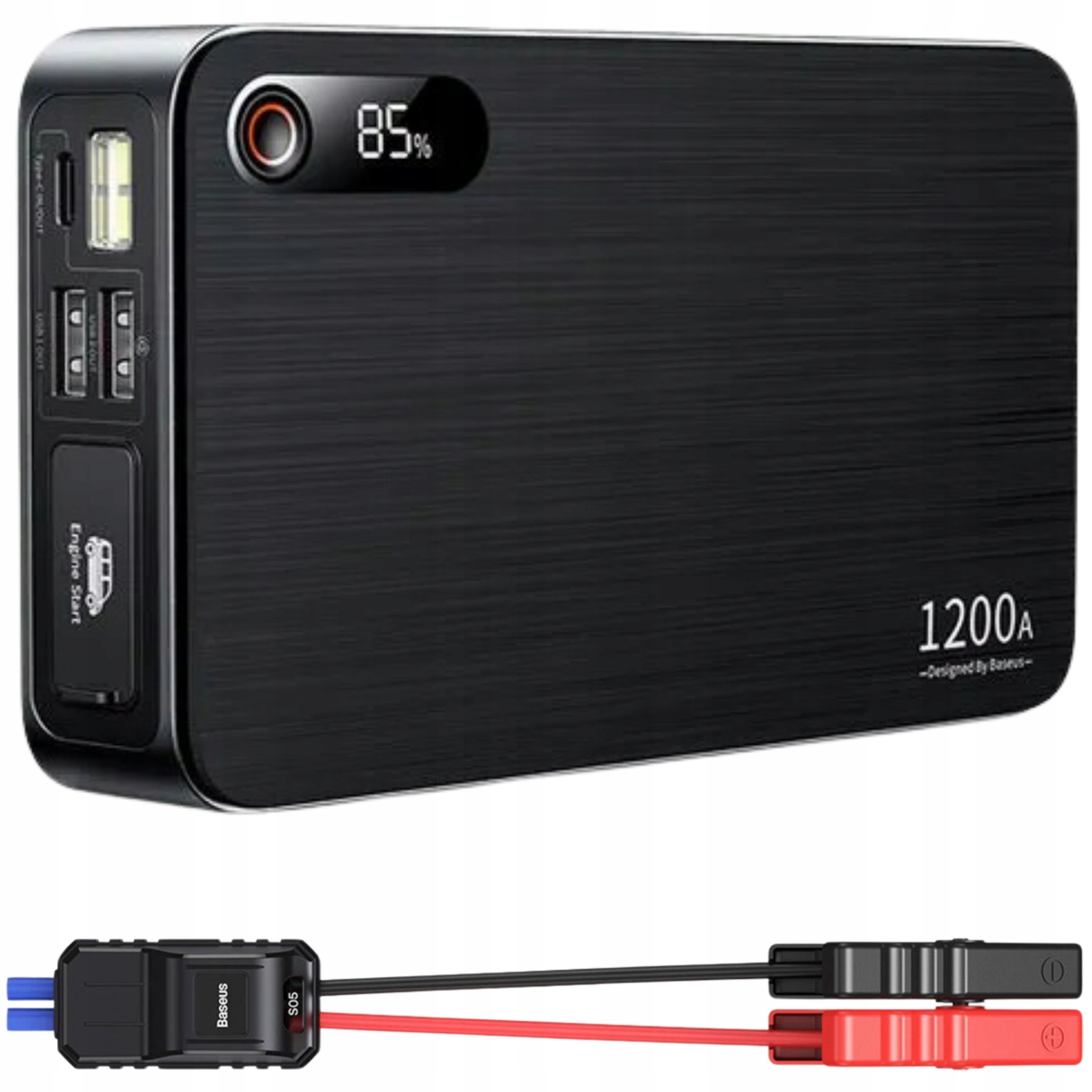 Baseus Jump Starter Štart 12000 mAh Power Bank Booster Do Auta 12V