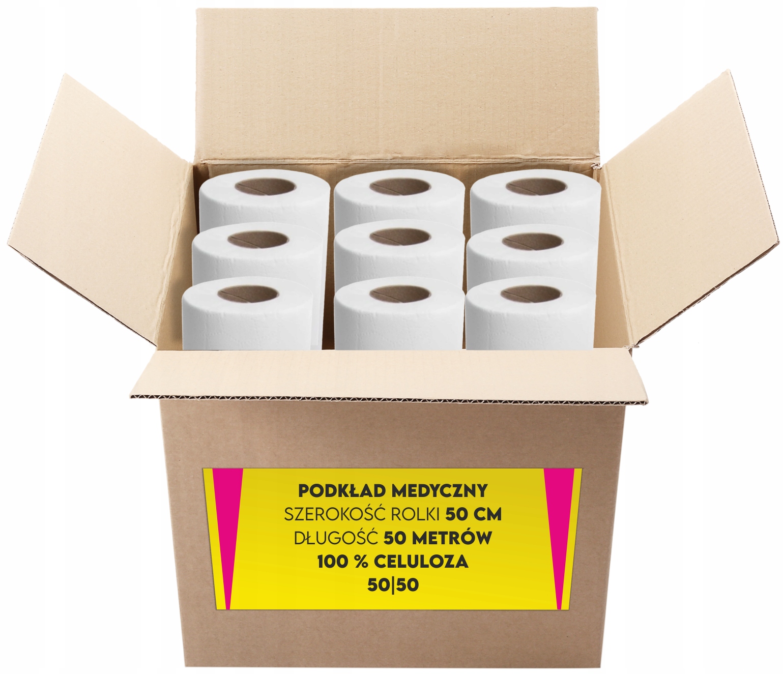 

Podkład Medyczny Papierowy Europriint 50X50 9 Rol