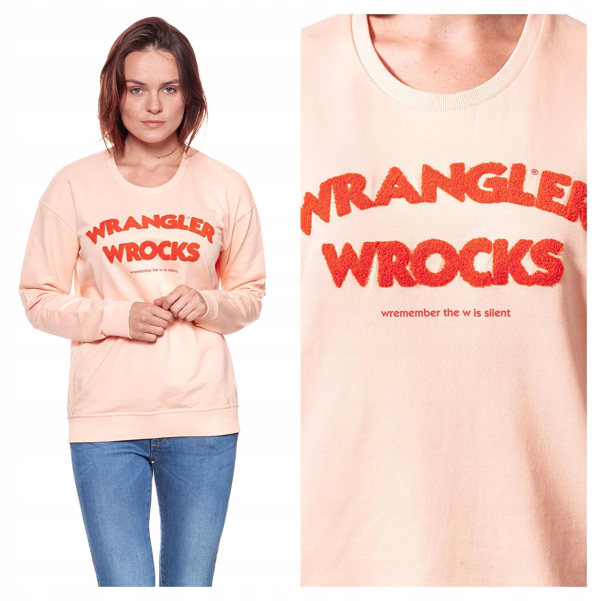 Wrangler Wrocks Sweat Dámská Mikina Casual ____ Xs