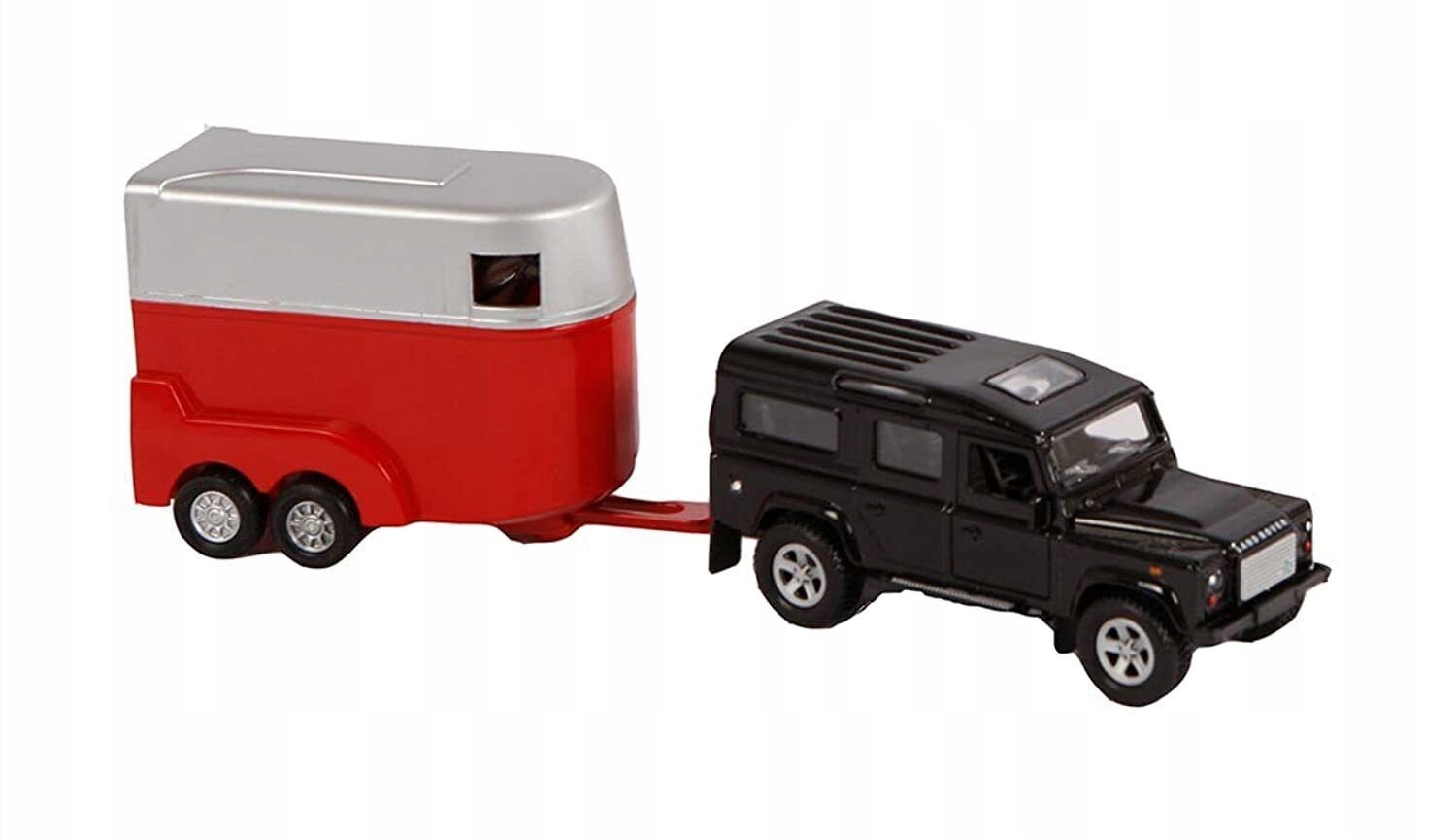 

Land Rover Z Przyczepą Do Transportu Koni W Pudełk