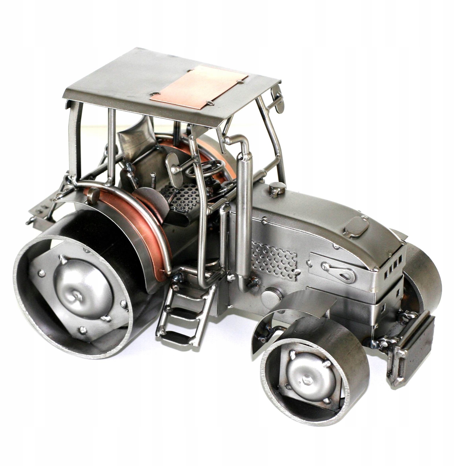 Metalowy model Traktor 28cm. Rękodzieło. upominek dla rolnika