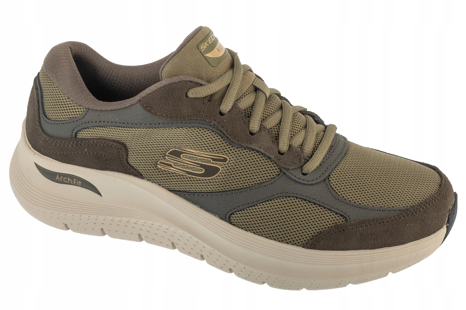 Skechers Arch Fit 2.0 The Keep [45] Tenisky Pánské boty Síťovina Zelená