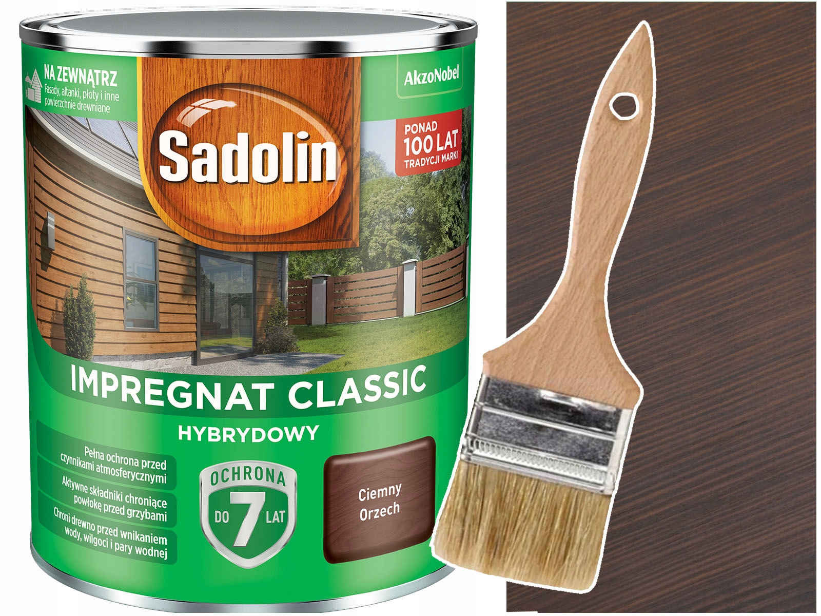 

Sadolin Classic Hybrydowy Ciemny Orzech 0,75L