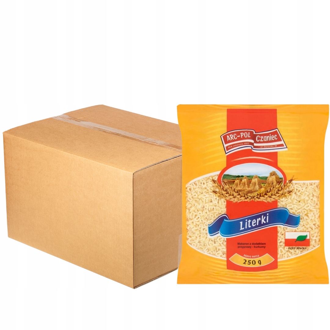 Těstoviny s písmenky 250 g x 20 kusů