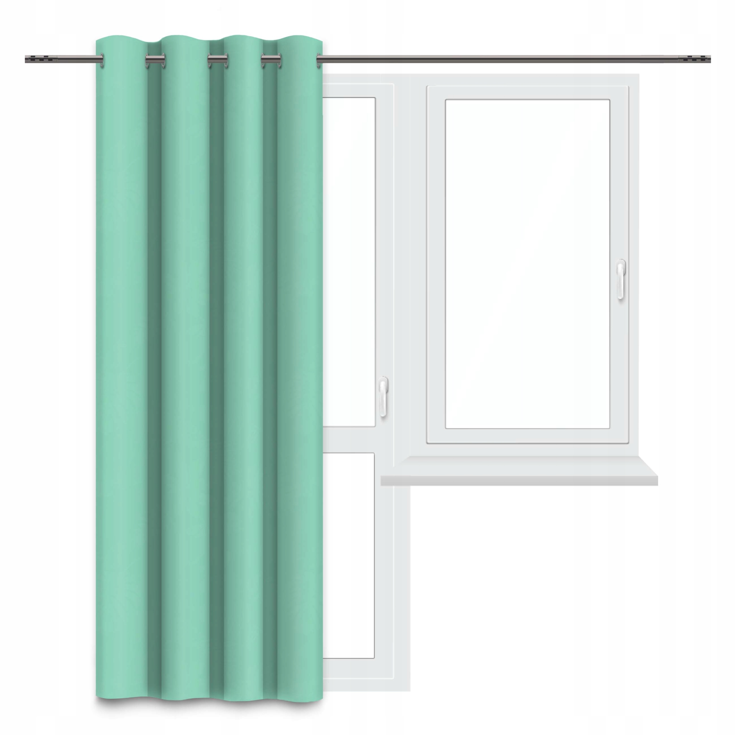 

Zasłona Heaven Na Przelotkach 140x230 pistacjowa