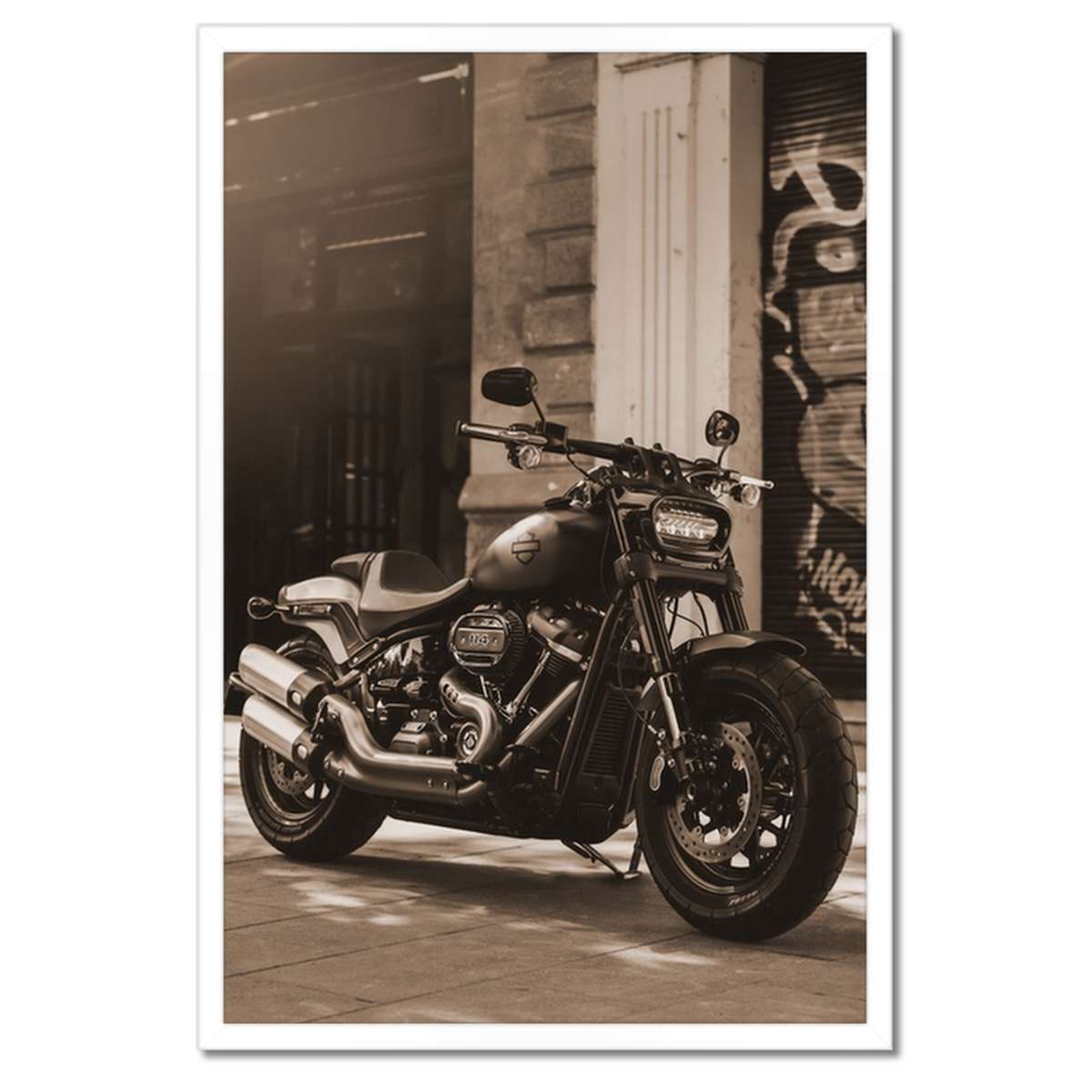 Plakáty v rámu 40x60 Harley Davidson Motocykl