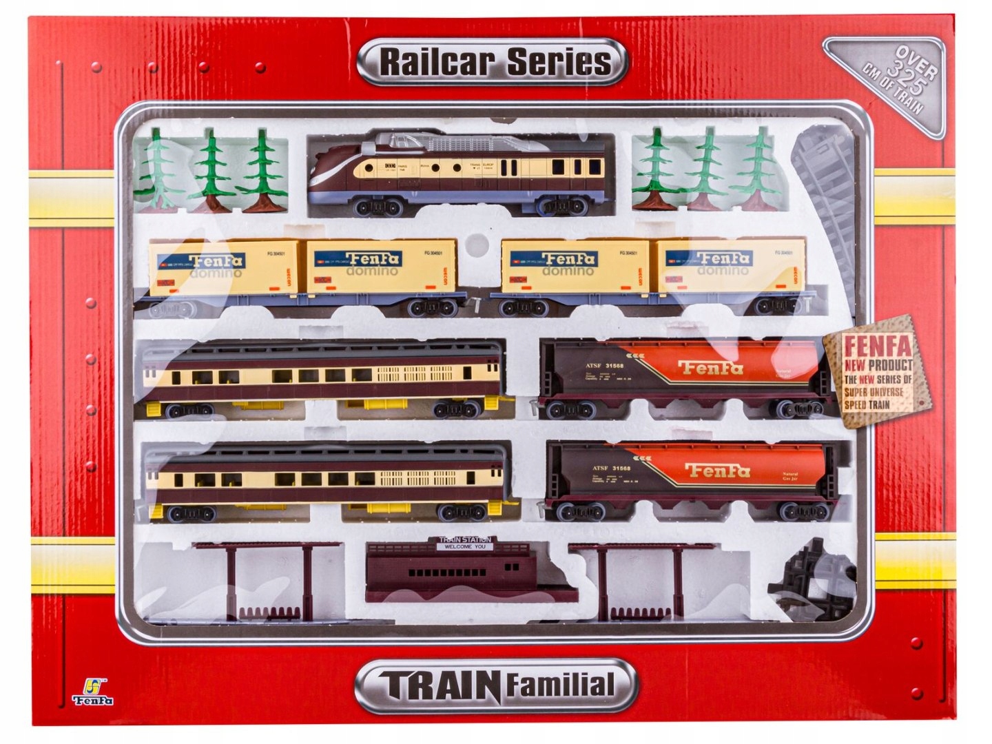 REALISTYCZNA KOLEJKA FENFA 1601B - SKALA1:87 Marka Fenfa