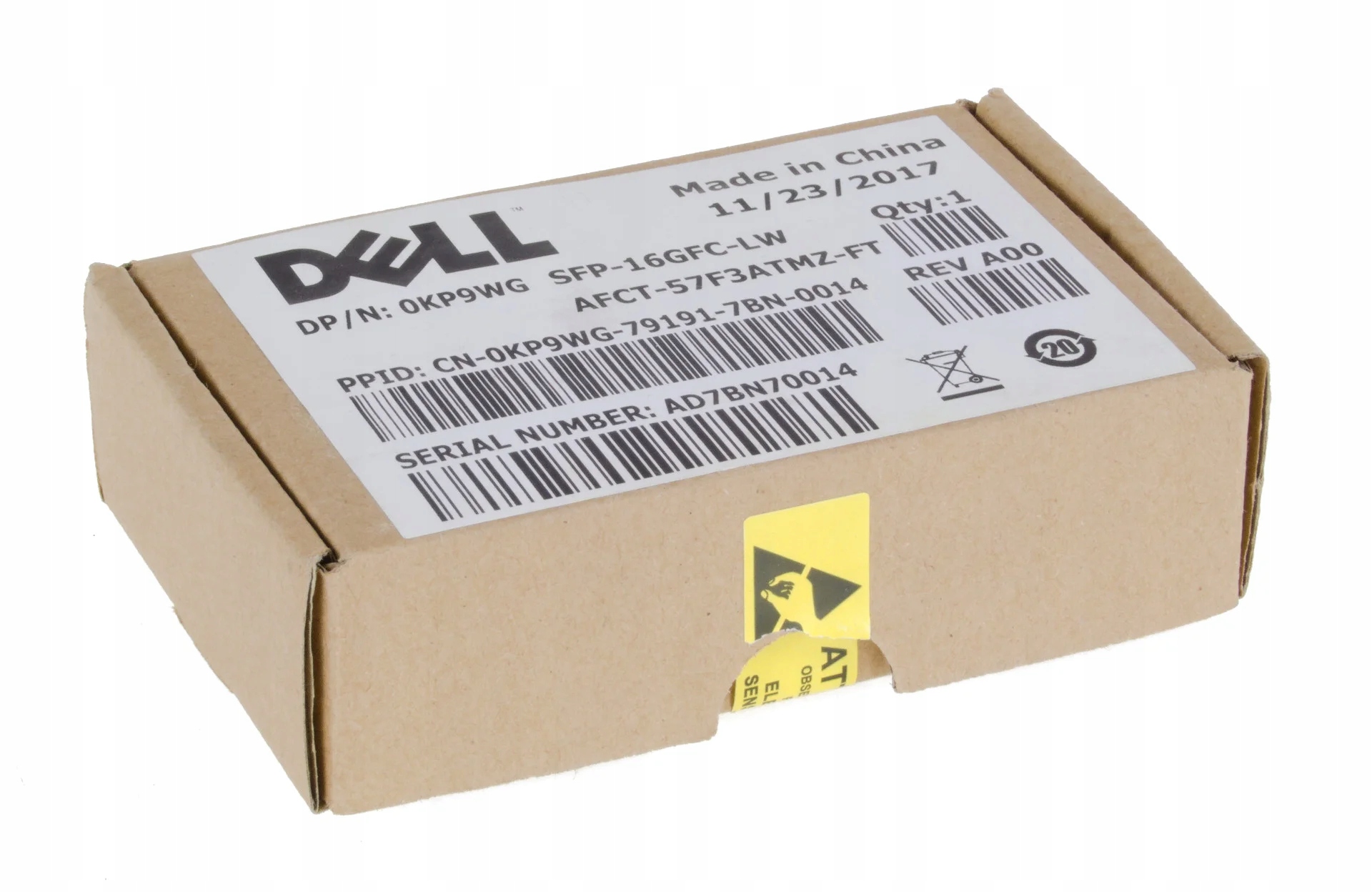 GBIC Dell SFP-16GFC-LW DP/N 0KP9WG 1350mm Long