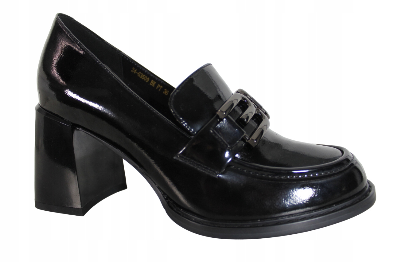 Polobotky Vinceza 63509 VEL.39 Kůže Černý Lak