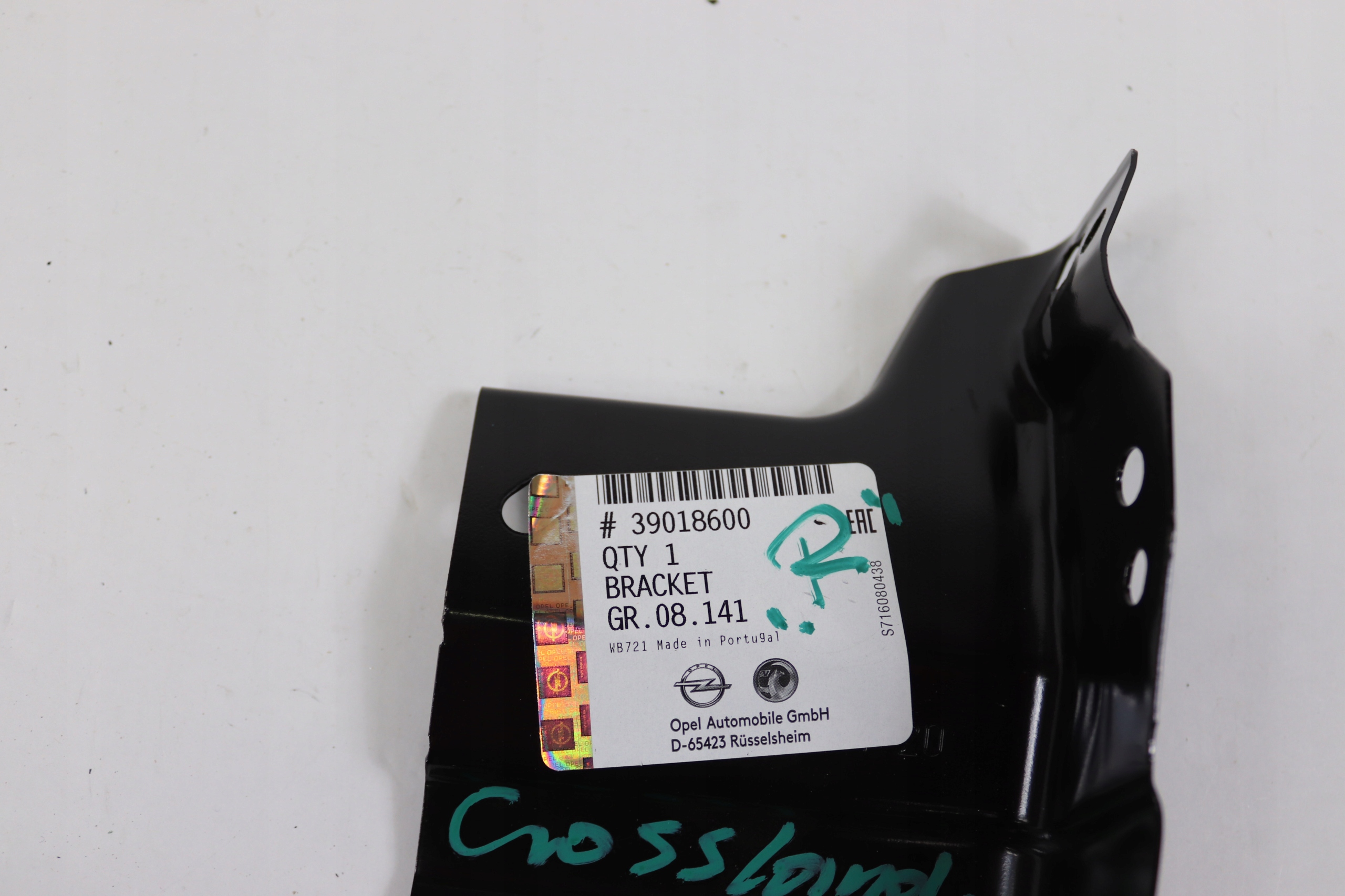 39018600 - ОПЕЛЬ КРОССЛЕНД X MUDGUARD КРОНШТЕЙН ПРАВЫЙ