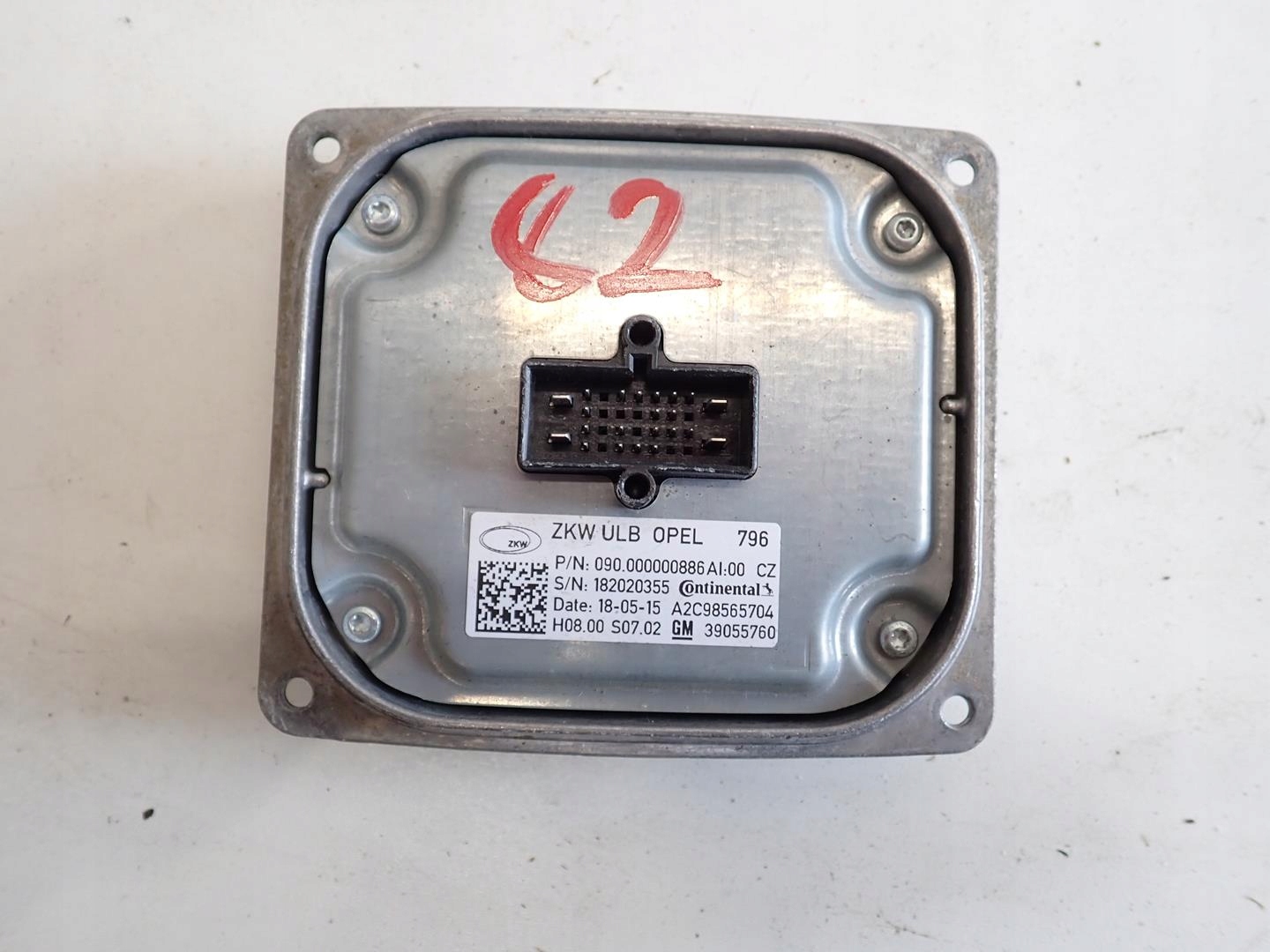 control unit module lights OPEL ASTRA V K 2016- 39055760