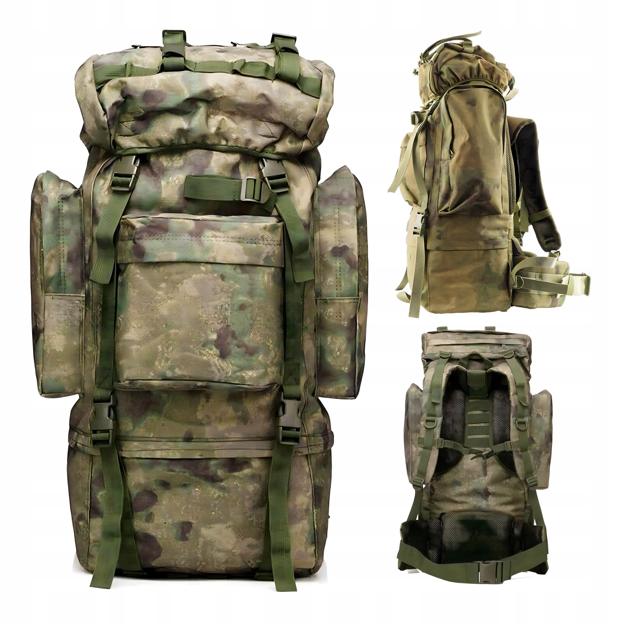 Plecak Taktyczny Wojskowy Militarny Turystyczny Survivalowy Górski Duży 65L