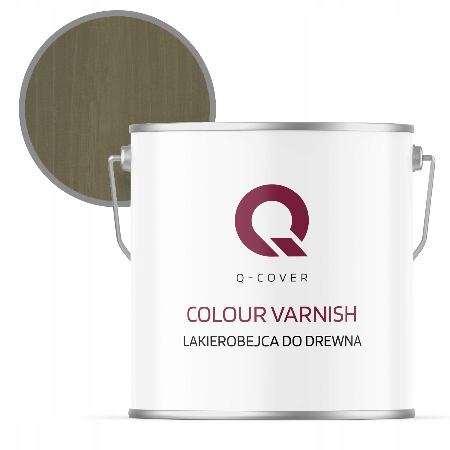 Rychleschnoucí Lak Na Dřevo 5L Šedý Hnědý Polomatný Výkonná Barva 3V1